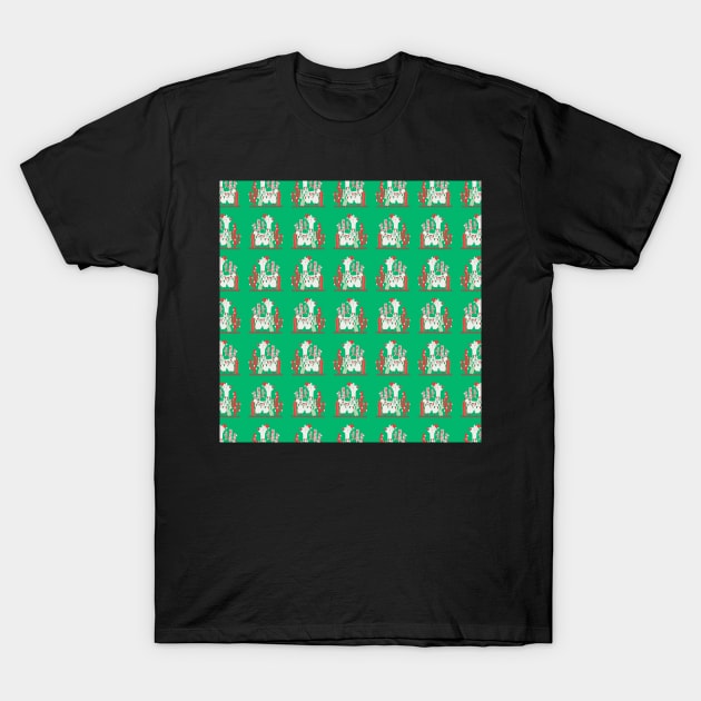 Christmas llama T-Shirt by melomania